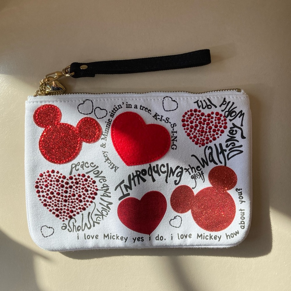Disney I love Mickey cosmetics bag